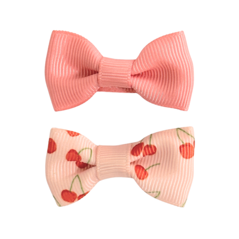 Your Little Miss Pinzas de pelo bebé con lazo Fay - cherrylicious Your Little Miss Pinzas de pelo bebé con lazo Fay - cherrylicious