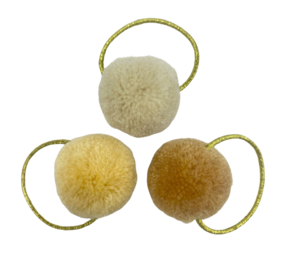 Your Little Miss Gomas de pelo básicas con pompones Kate - Dunes