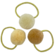 Your Little Miss Mini gomas de pelo básicas con pompones Kate - dunes Your Little Miss Mini gomas de pelo básicas con pompones Kate - dunes