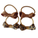 Your Little Miss Basic Haargummis mit Schleife Loïs - leopard love