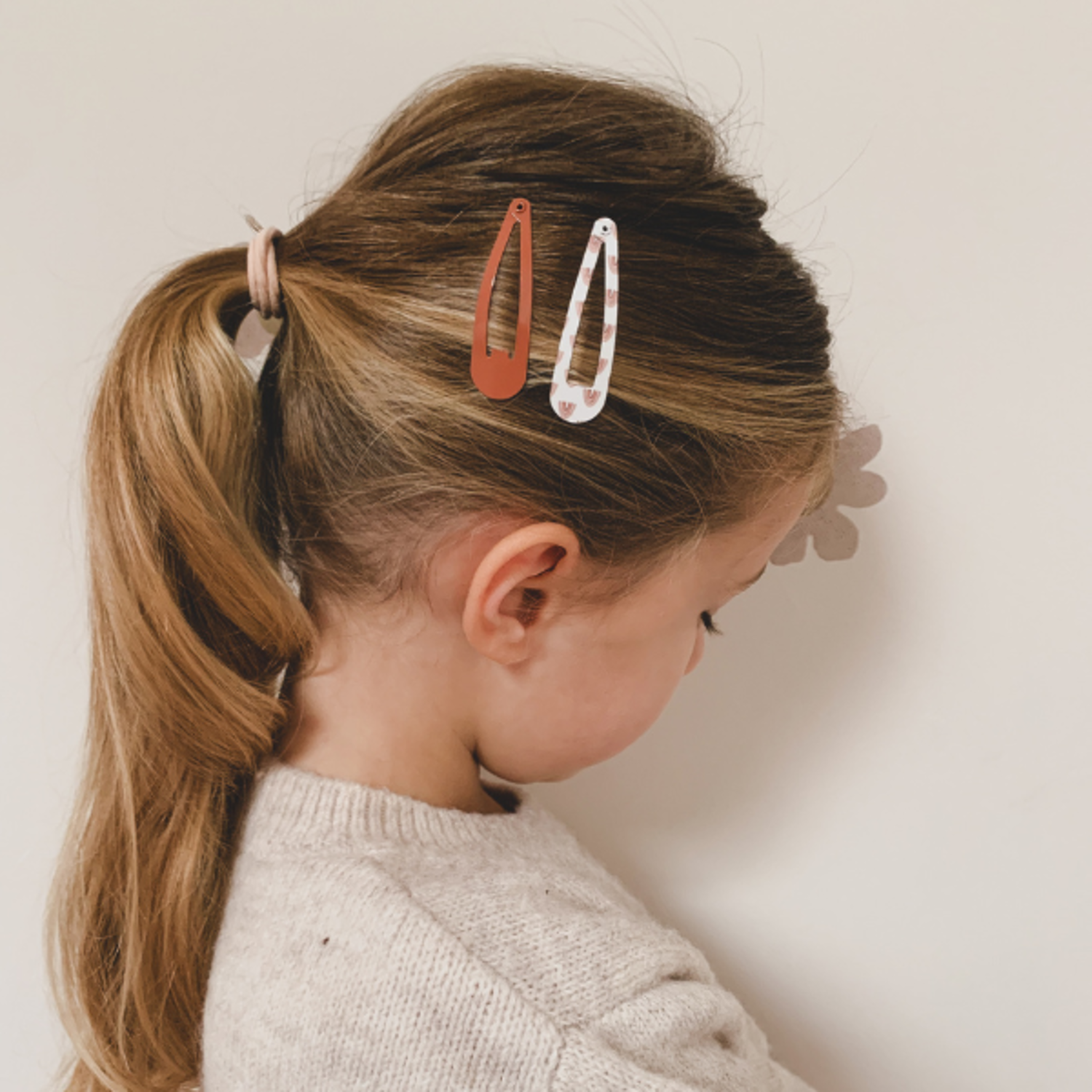 15er-Set Haarklammern – Biegefest, In Schwarz, Weiß & Rosa – Perfekt Für Locken, Pony & Alltagsstyling
