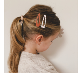 Your Little Miss Barrette clic-clac fille basiques - Rainbow sparkle Your Little Miss Barrette clic-clac fille basiques - Rainbow sparkle