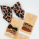 Your Little Miss Haarspeldjes met stof - leopard love Your Little Miss Haarspeldjes met stof - leopard love