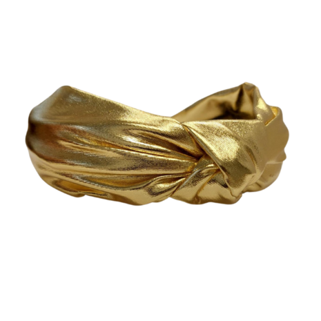 Your Little Miss Serre-tête large avec nœud Lexi - Gold metallic Your Little Miss Serre-tête large avec nœud Lexi - Gold metallic