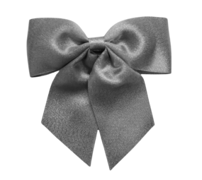 Your Little Miss Hair clip with large bow Marly - Silver sparkle Your Little Miss Hair clip with large bow Marly - Silver sparkle