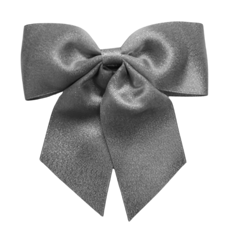 Your Little Miss Hårspænde med stor sløjfe Marly - Silver sparkle Your Little Miss Hårspænde med stor sløjfe Marly - Silver sparkle