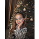 Your Little Miss Wide tiara with button - Black velvet Your Little Miss Wide tiara with button - Black velvet