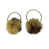 Your Little Miss Basic Haargummis mit Bommeln Kate - leopard love