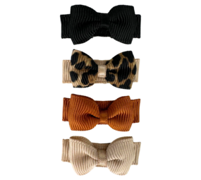Your Little Miss Mollette per capelli neonata con fiocchetto Ivy - leopard love Your Little Miss Mollette per capelli neonata con fiocchetto Ivy - leopard love