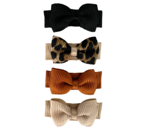 Your Little Miss Pinzas de pelo bebé con lazo Ivy - leopard love Your Little Miss Pinzas de pelo bebé con lazo Ivy - leopard love