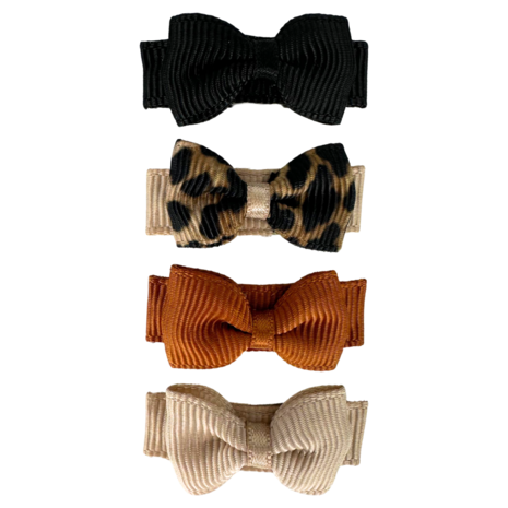 Your Little Miss Mollette per capelli neonata con fiocchetto Ivy - leopard love Your Little Miss Mollette per capelli neonata con fiocchetto Ivy - leopard love