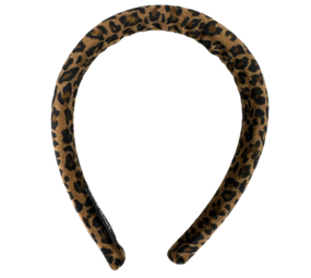 Your Little Miss Wide satin Hairband - leopard love Your Little Miss Wide satin Hairband - leopard love