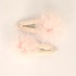 Clips de pelo bebé estrellas - Mini ballerina soft pink Clips de pelo bebé estrellas - Mini ballerina soft pink