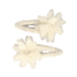 Baby hårspännen Jade - Mini flower ivory