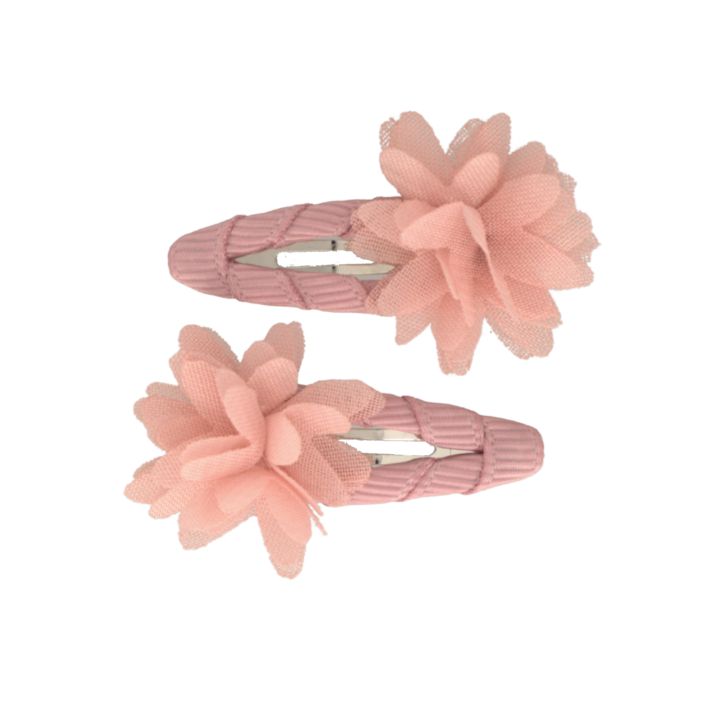 Your Little Miss Baby Haarspangen Sterne - Mini flower old pink