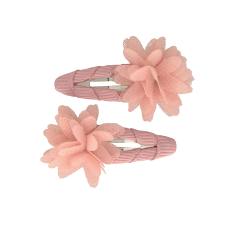 Your Little Miss Baby Haarspangen Sterne - Mini flower old pink
