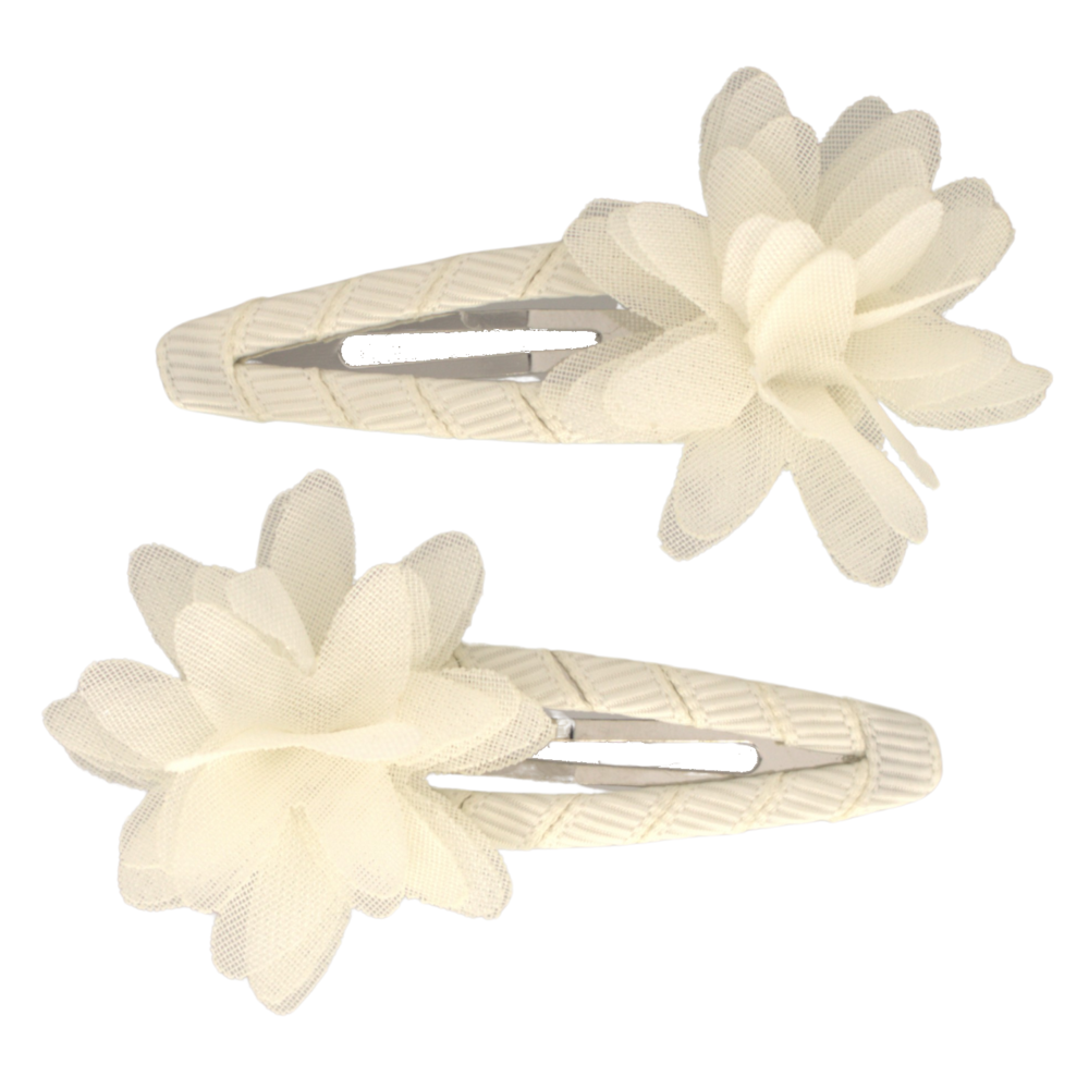 Your Little Miss Haarspangen Sterne - Flower ivory