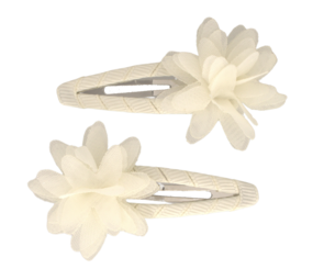 Your Little Miss Pinzas de pelo Jade - Flower ivory Your Little Miss Pinzas de pelo Jade - Flower ivory
