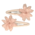 Hair clips Jade - Flower soft pink