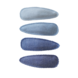 Your Little Miss Haarspeldjes met stof - denim Your Little Miss Haarspeldjes met stof - denim