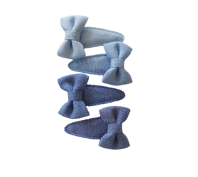 Your Little Miss Pinzas de pelo bebé con lazo Romy - denim Your Little Miss Pinzas de pelo bebé con lazo Romy - denim