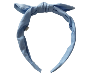 Your Little Miss Hårband med rosett - denim