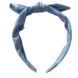 Your Little Miss Cerchietto per ragazza a costine con fiocco - denim Your Little Miss Cerchietto per ragazza a costine con fiocco - denim