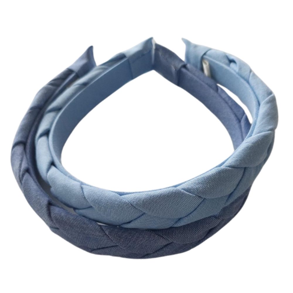 Your Little Miss Geflochtenes Haarband Jackie - denim