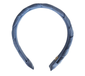 Your Little Miss Bred diadem med fläta - denim