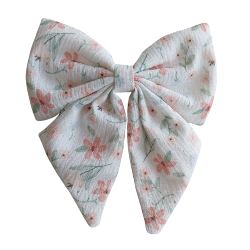 Your Little Miss Hair clip with big bow - coral bloom Your Little Miss Hair clip with big bow - coral bloom