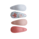 Your Little Miss Baby haarspeldjes met stof - coral bloom Your Little Miss Baby haarspeldjes met stof - coral bloom