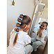 Your Little Miss Hair clips with ribbon bow - denim Your Little Miss Hair clips with ribbon bow - denim