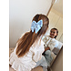 Your Little Miss Fermagli per capelli ragazza con grande fiocco - denim Your Little Miss Fermagli per capelli ragazza con grande fiocco - denim