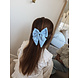 Your Little Miss Fermagli per capelli ragazza con grande fiocco - denim Your Little Miss Fermagli per capelli ragazza con grande fiocco - denim