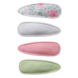 Your Little Miss Barrettes clic-clac fille avec du tissu - aloha Your Little Miss Barrettes clic-clac fille avec du tissu - aloha