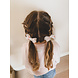 Your Little Miss Basic haarelastiekjes met strik Loïs - coral bloom Your Little Miss Basic haarelastiekjes met strik Loïs - coral bloom