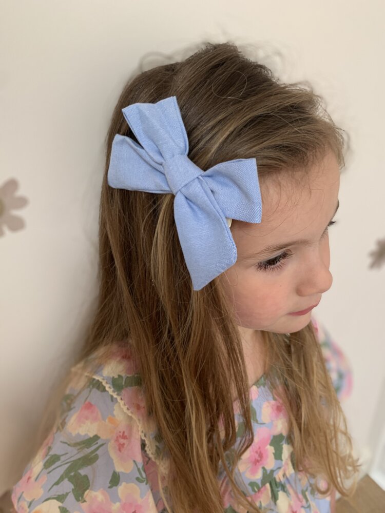 Your Little Miss Baby Haarspange mit Schleife Tess - denim Your Little Miss Baby Haarspange mit Schleife Tess - denim