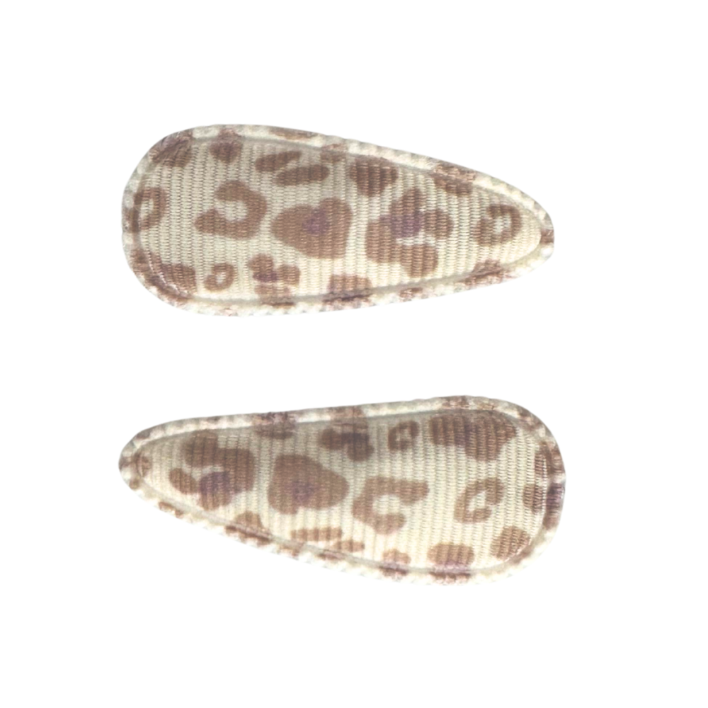 Your Little Miss Baby hårspænder Pippa - leopard latte