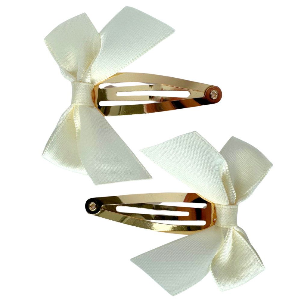 Your Little Miss Haarspangen mit Blumen Nina - Satin bow