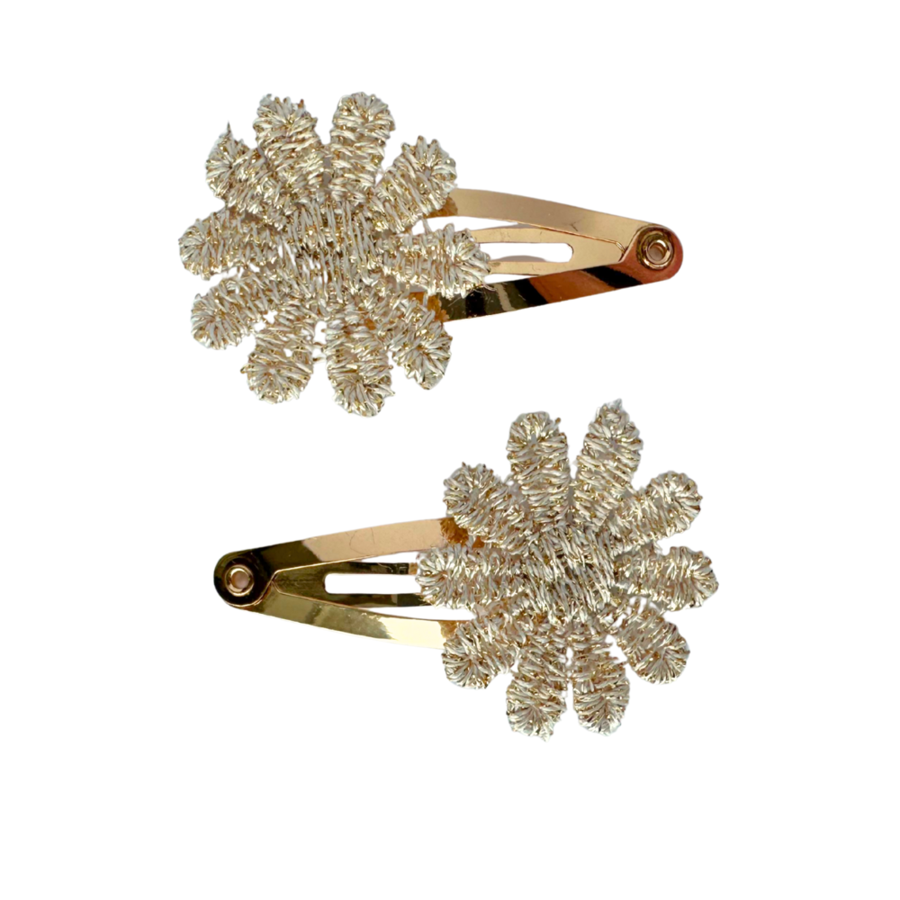 Your Little Miss Hair clips Jade - Golden glow Your Little Miss Hair clips Jade - Golden glow
