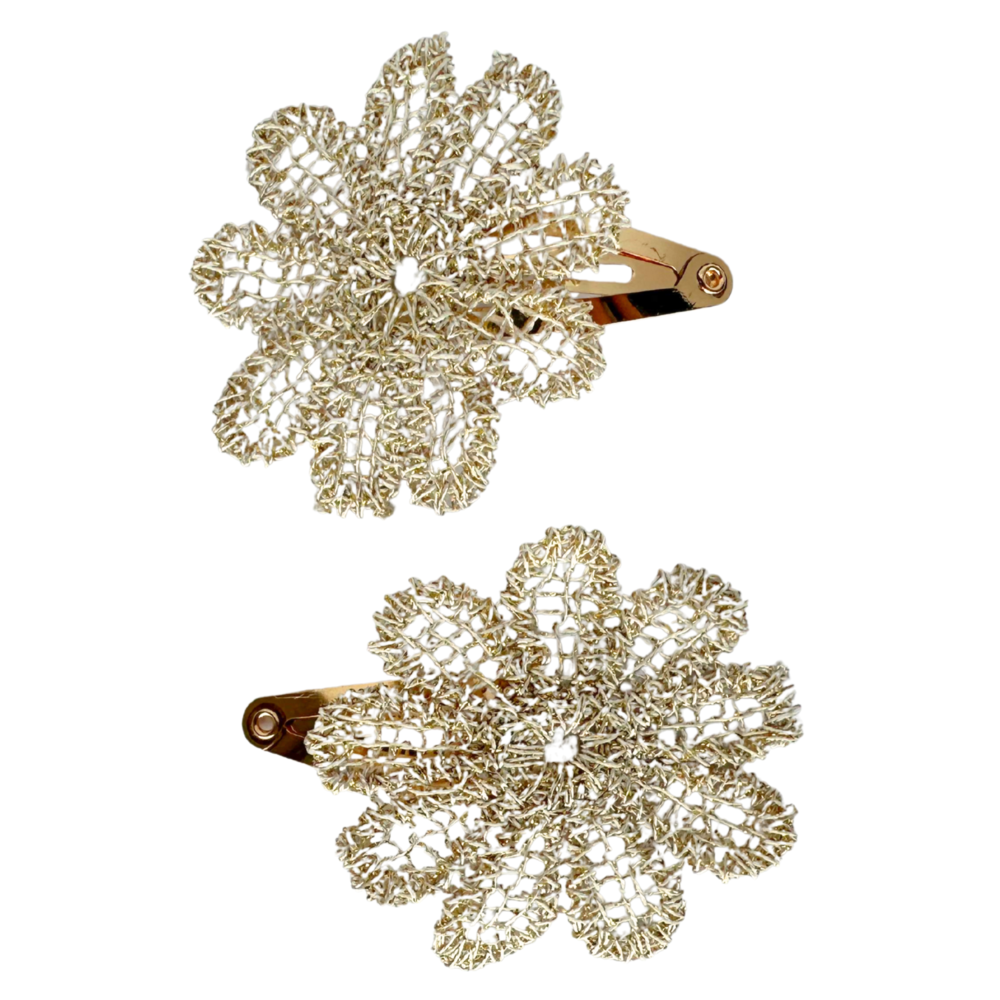 Your Little Miss Hair clips Jade - Honey bloom