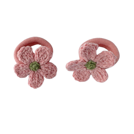 Your Little Miss Baby haarelastiekjes met bloem Liv - cotton bloom pink Your Little Miss Baby haarelastiekjes met bloem Liv - cotton bloom pink