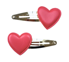 Your Little Miss Haarspeldjes Jade - Red hearts Your Little Miss Haarspeldjes Jade - Red hearts