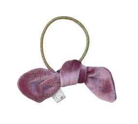 Your Little Miss Coletero niña con lazo redondo - blush velvet Your Little Miss Coletero niña con lazo redondo - blush velvet