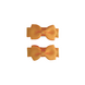 Your Little Miss Baby hair clips with bow - Golden glow Your Little Miss Baby hair clips with bow - Golden glow