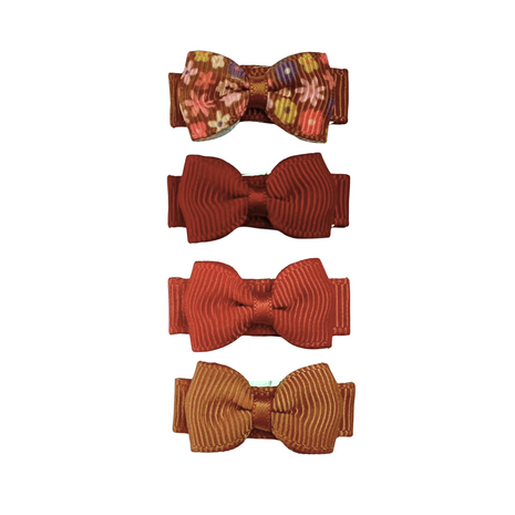 Your Little Miss Baby hårspænder med sløjfe Ivy - Cinnamon spice Your Little Miss Baby hårspænder med sløjfe Ivy - Cinnamon spice
