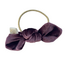 Haarelastiekjes met ronde strik - plum velvet Haarelastiekjes met ronde strik - plum velvet
