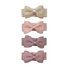 Baby-Haarclips mit Schleife - Soft blush Baby-Haarclips mit Schleife - Soft blush