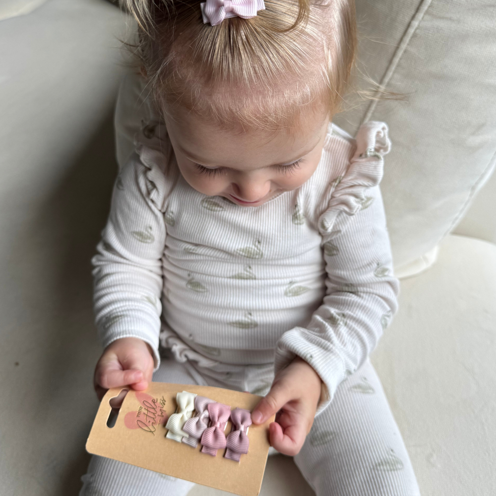 Your Little Miss Baby Haarspangen mit Schleife Ivy - light pink Your Little Miss Baby Haarspangen mit Schleife Ivy - light pink