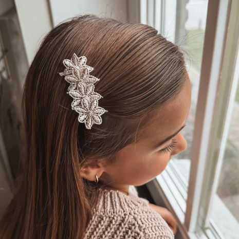 Your Little Miss Hair clips with flowers Nina - Twinkle bloom